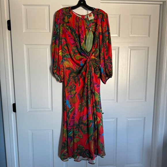 FARM Rio Jungle Cutout Midi Dress - Picture 11 of 11